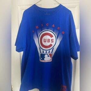 Chicago Cubs XL Mitchell & Ness Royal Blue Graphic Tee